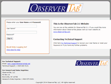 Tablet Screenshot of observertab.net
